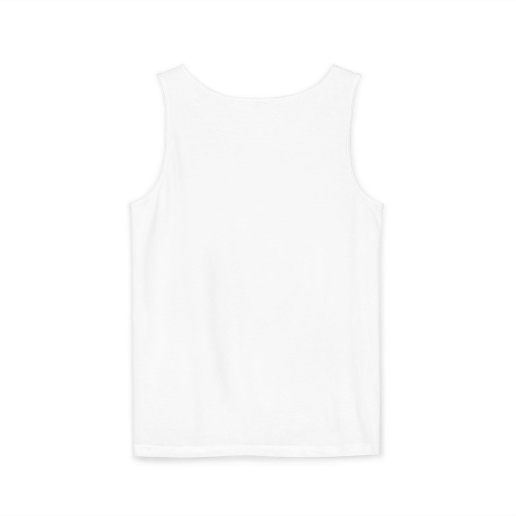 Jesus Is My Savior Not My Religion floral Christian tank top. Unisex garment-dyed, 100% US cotton. Bold faith gift for women. Eco-friendly & made to order.